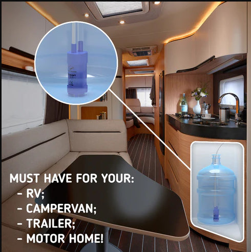 How does a 12V submersible water pump and water pump for RV works?