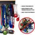 BAZPO Metal-Wood Medal Hanger Display with Shelf