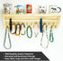 BAZPO Pine Wood Medal Hanger Display with Shelf